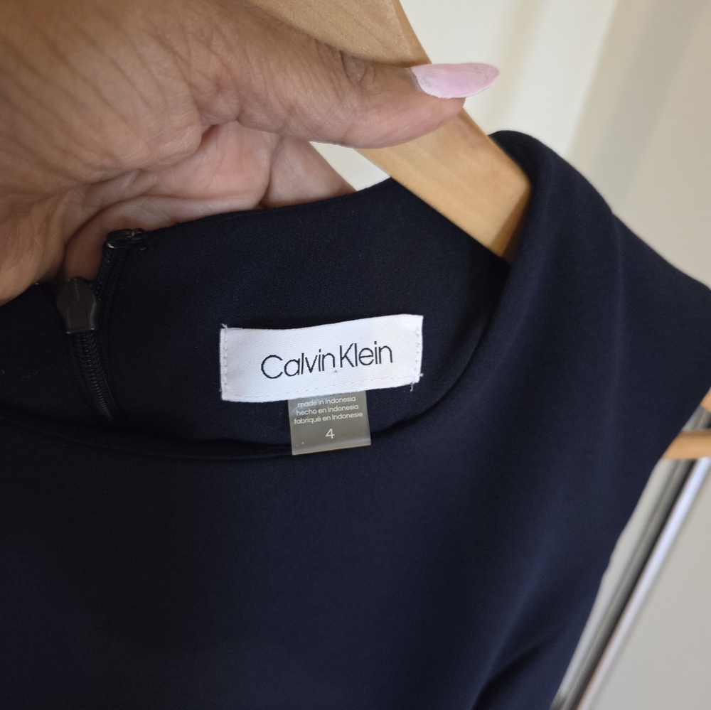 Calvin Klein Navy Flowy Dress